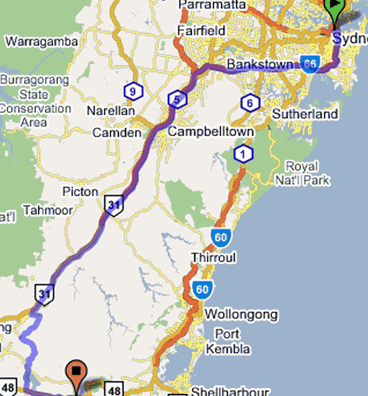 Directions to Robertson